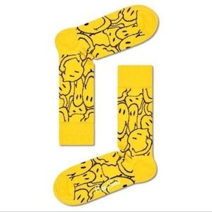 🥷🏿🥷🏿🥷🏿 HAPPY SOCKS !! 4 SUPER SMILEY SOCKS!!! SPECIAL EDITION!!!